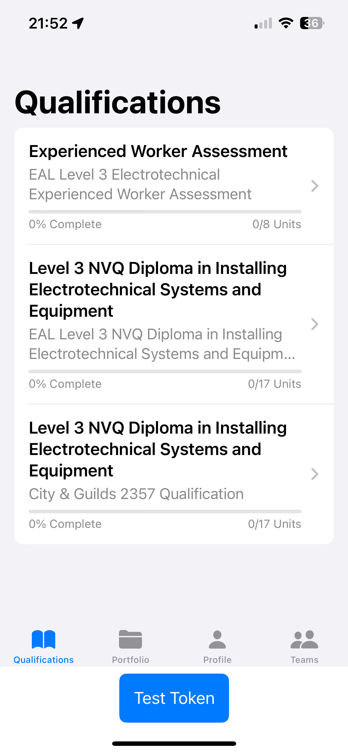 Qualifications Overview